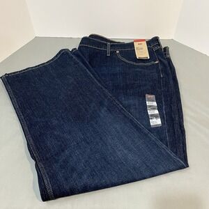 Levi's 559 Relaxed Straight Jeans Mens 56x32 Blue Stretch Denim Pants New